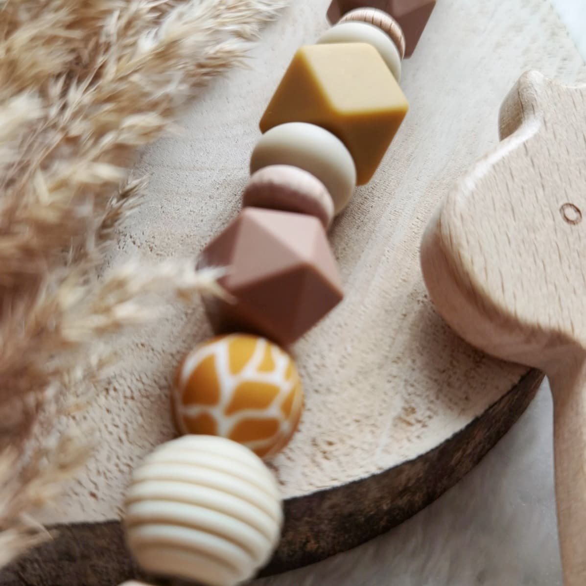 Baby Set -Giraffe- Schnullerkette und oder Greifling