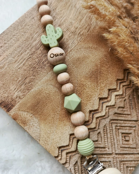 Schnullerkette Kaktus
