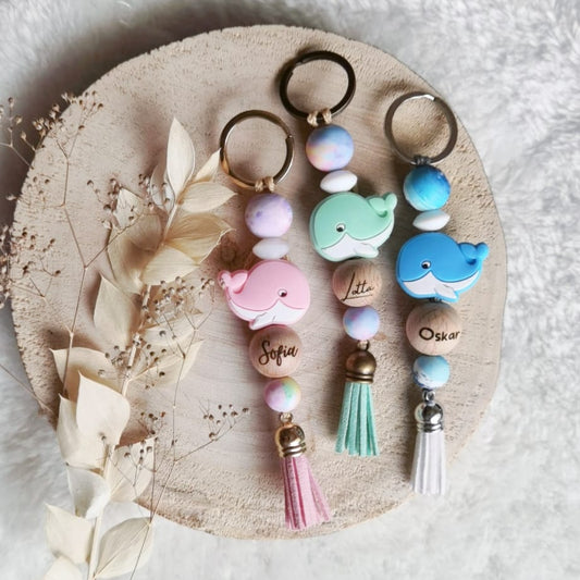 Schlüsselanhänger Wale