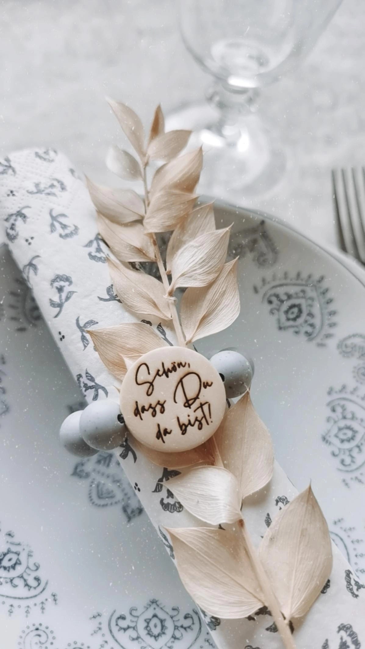 Serviettenringe GRAU