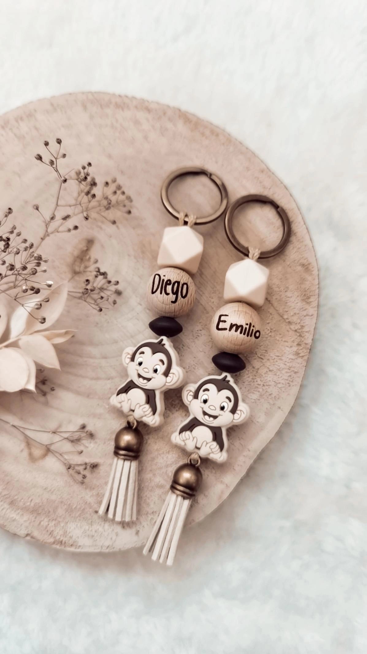 Schlüsselanhänger Affe