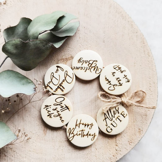 Geschenk- Dekoration- Anhänger 6er Pack