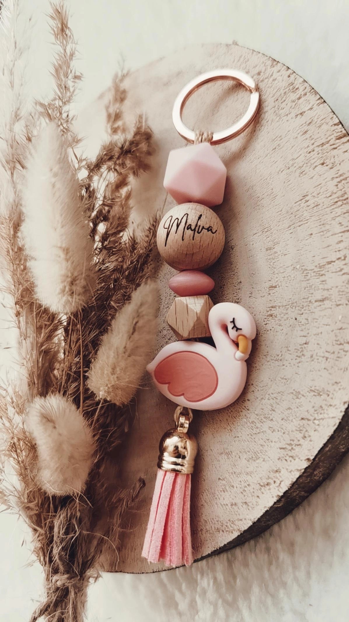 Schlüsselanhänger Flamingo