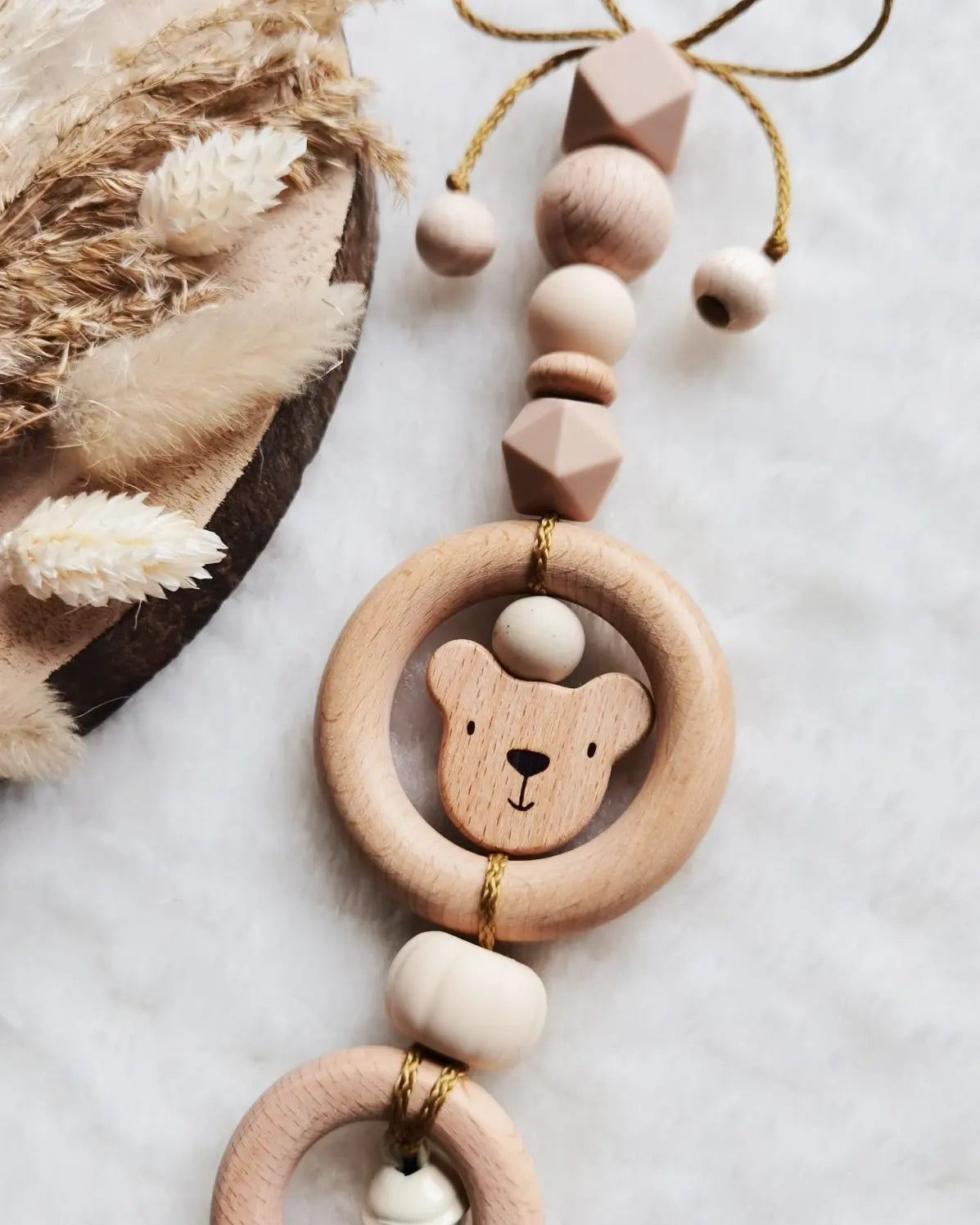 Baby Maxi Cosi Anhänger / Babyschalenanhänger Bär