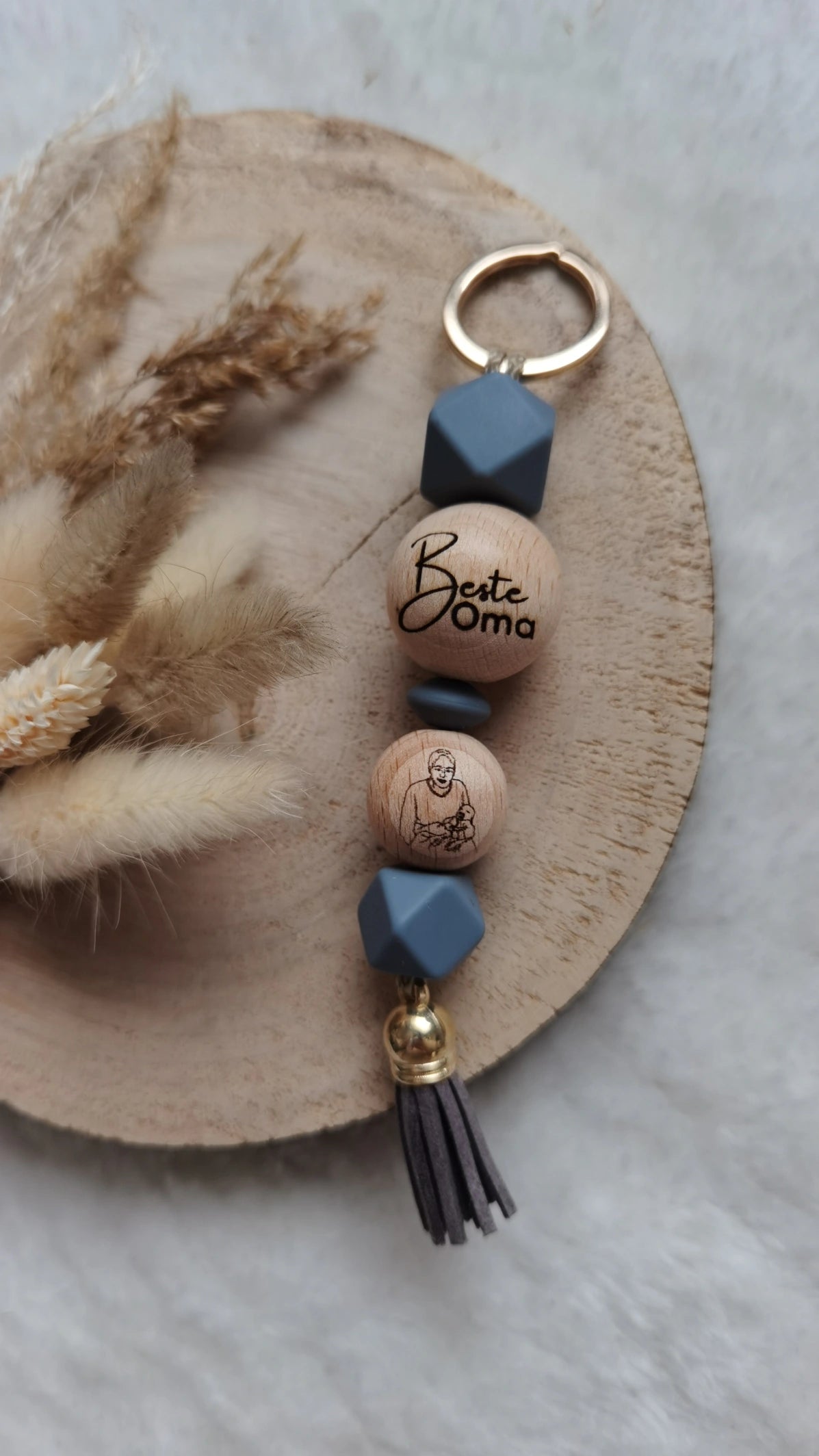 Schlüsselanhänger "Mama" Lineart