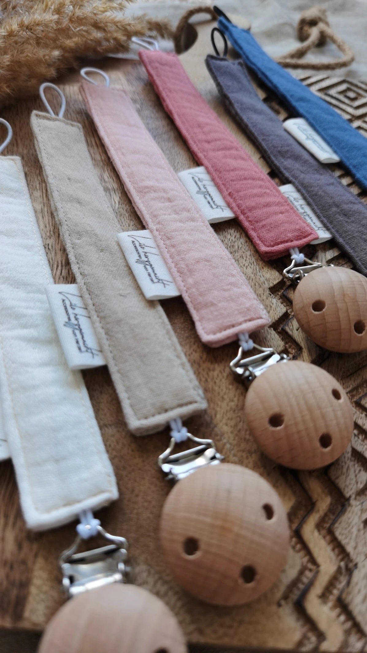 Musselin Schnullerband