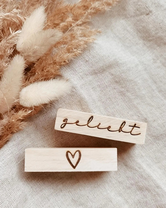 Kartenhalter mit Gravur