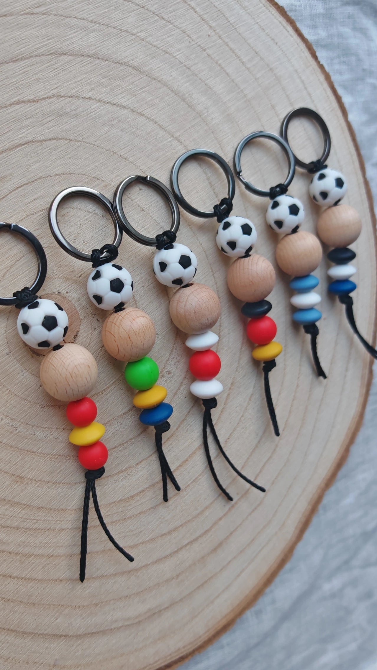 Schlüsselanhänger Fußball WM Flaggen