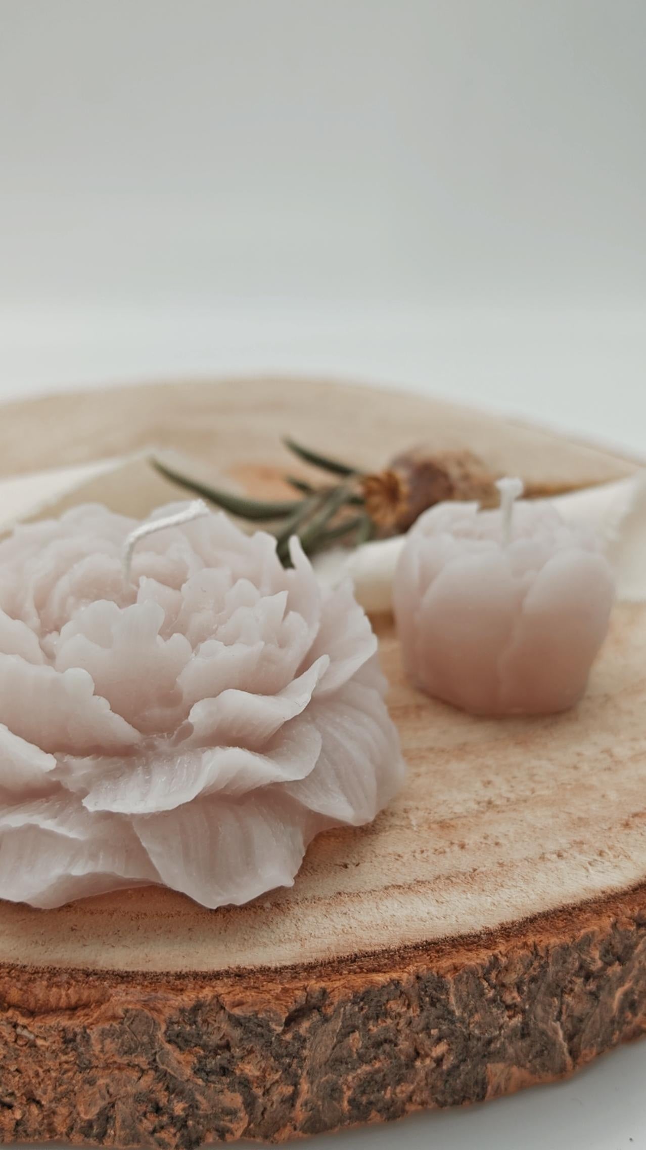 Pfingstrose Kerze | Blume Kerze | Peonie Candle
