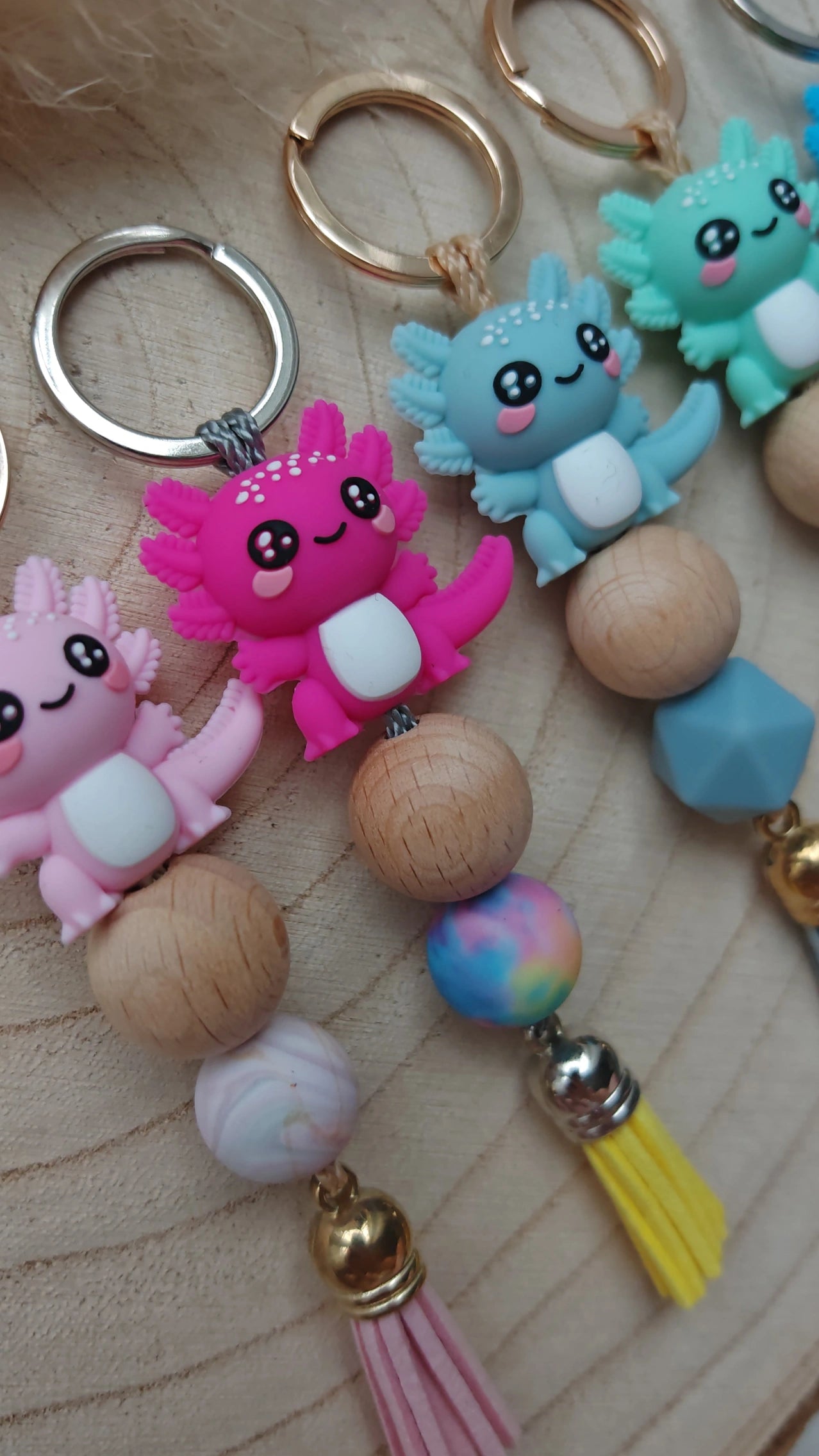 Schlüsselanhänger Axolotl