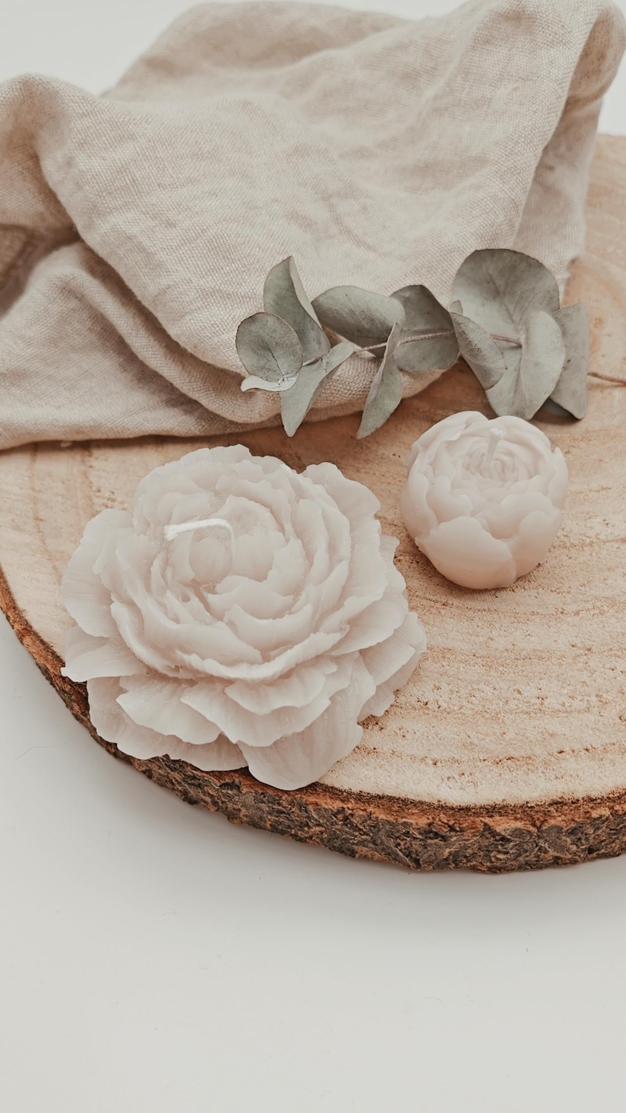 Pfingstrose Kerze | Blume Kerze | Peonie Candle