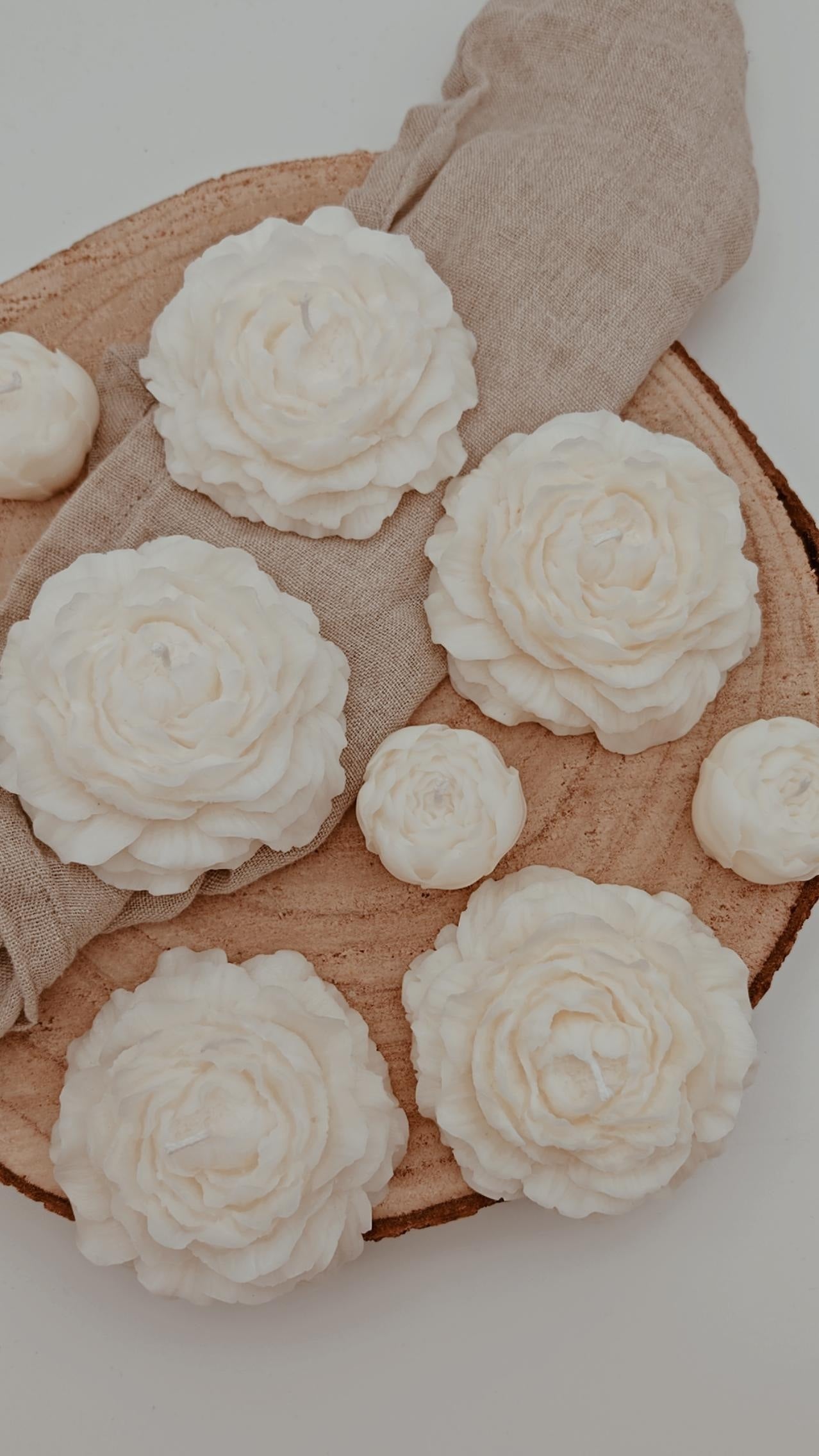 Pfingstrose Kerze | Blume Kerze | Peonie Candle