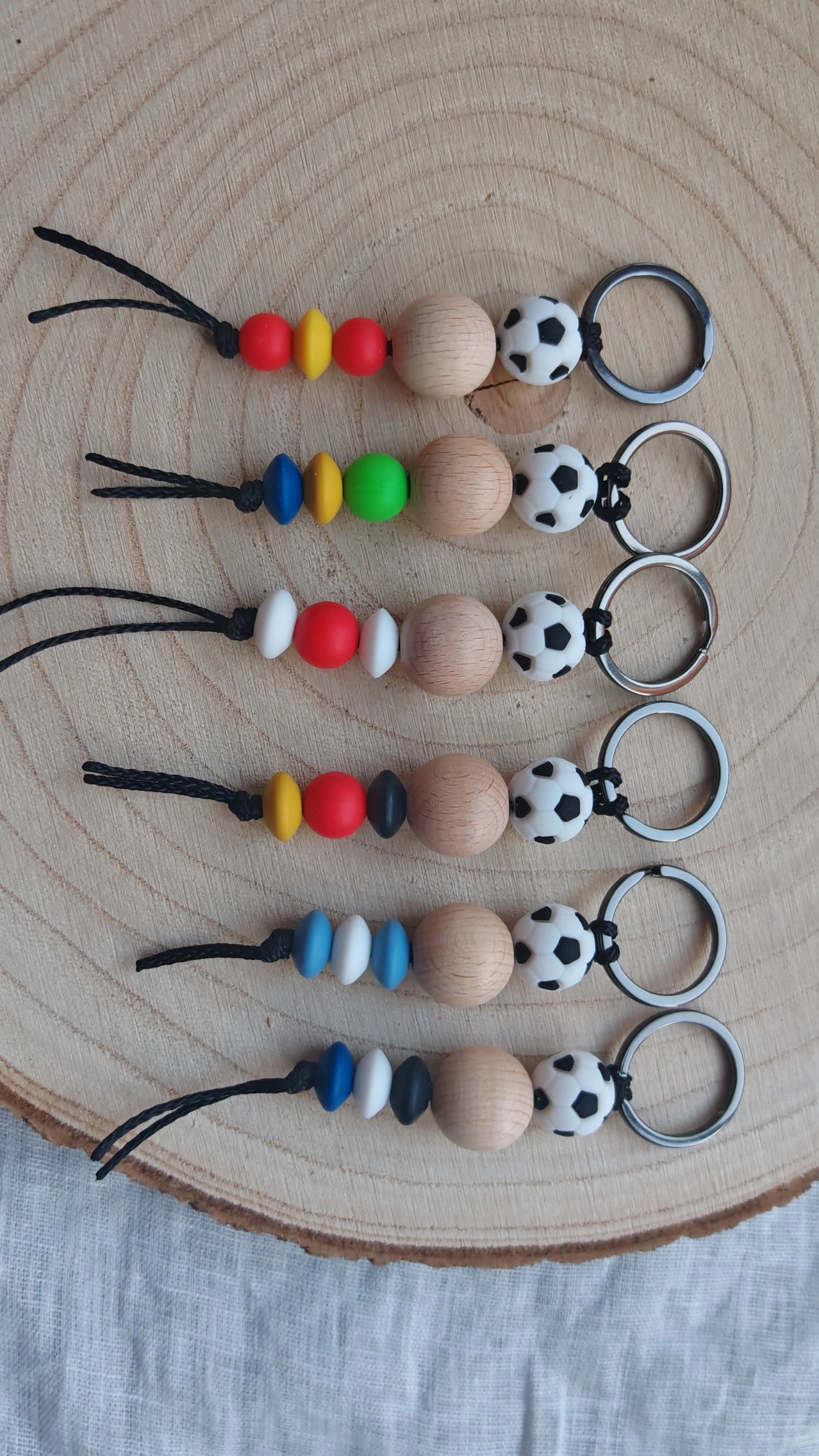 Schlüsselanhänger Fußball WM Flaggen