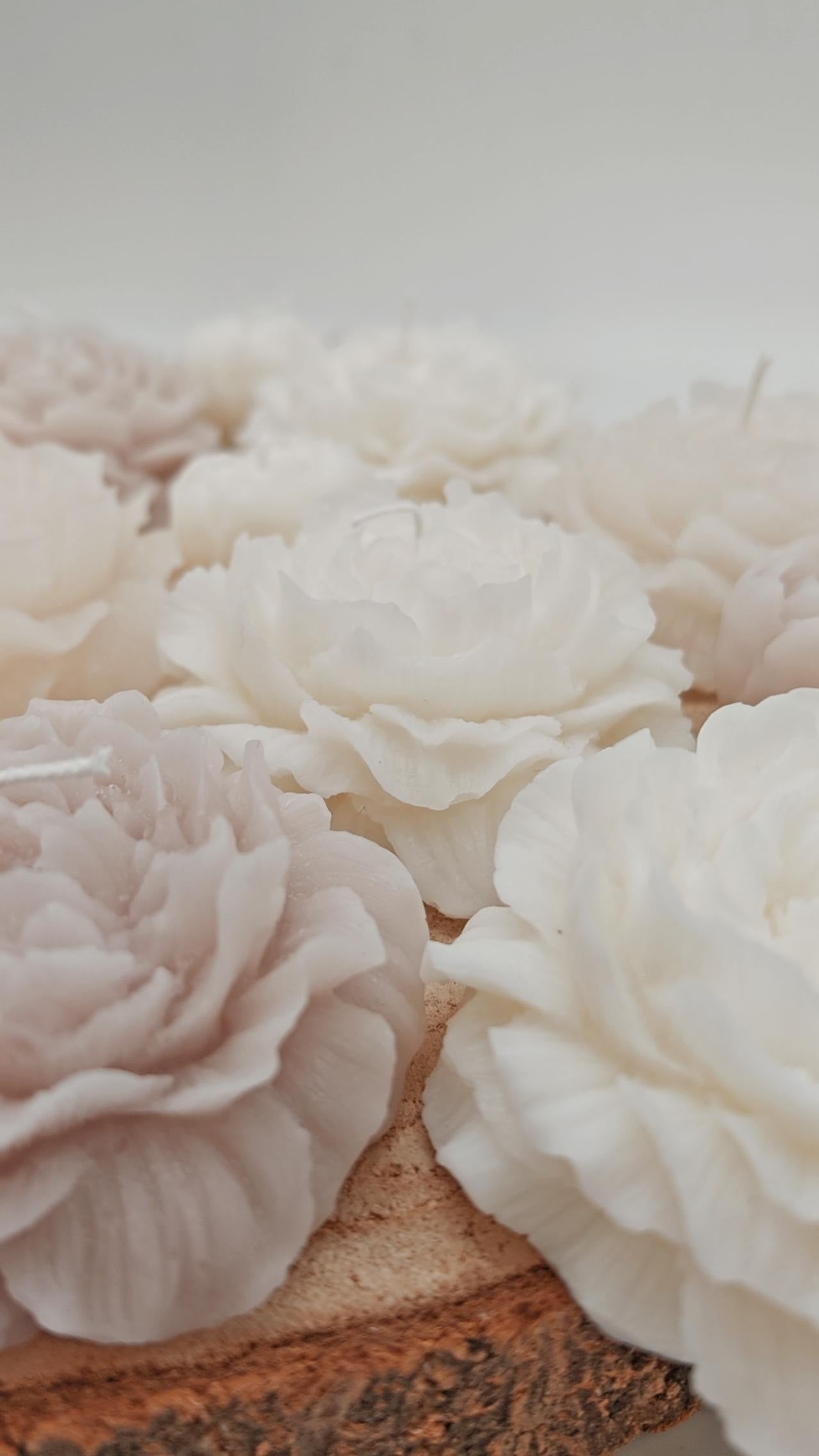 Pfingstrose Kerze | Blume Kerze | Peonie Candle