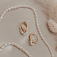 Pearl Hoops Ohrringe