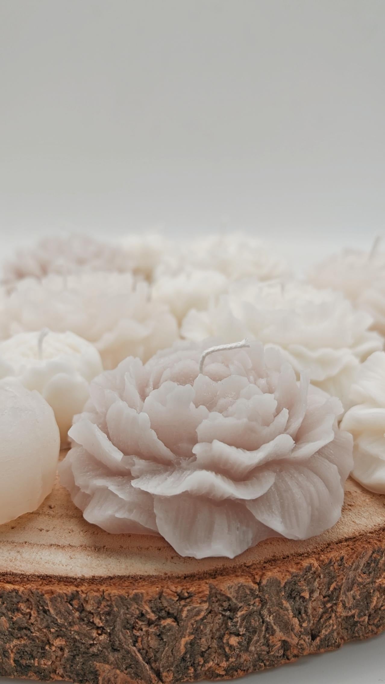 Pfingstrose Kerze | Blume Kerze | Peonie Candle