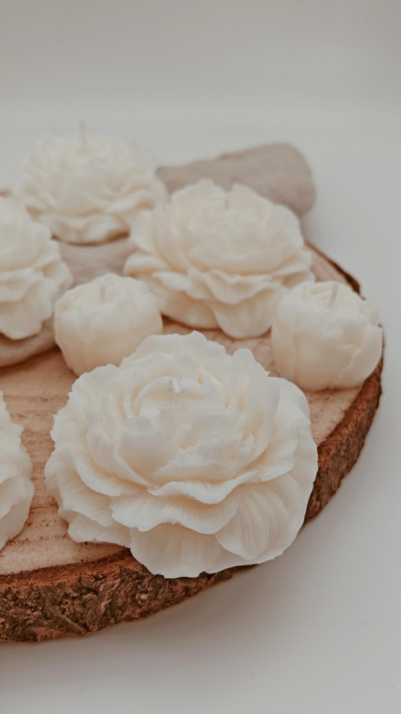 Pfingstrose Kerze | Blume Kerze | Peonie Candle
