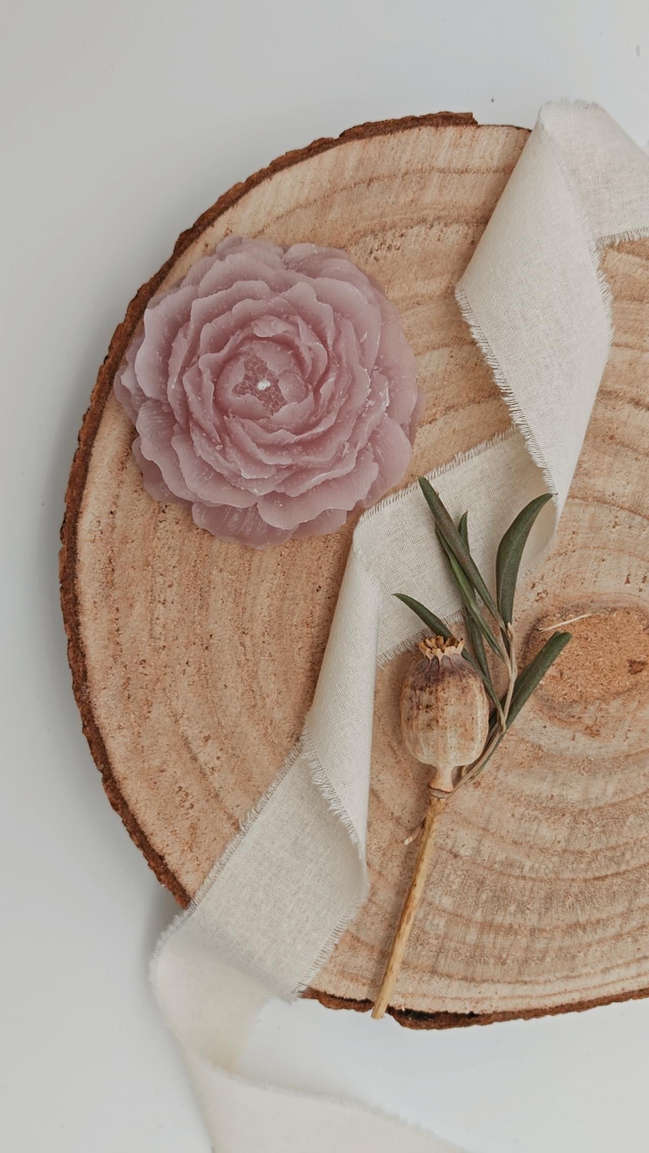 Pfingstrose Kerze | Blume Kerze | Peonie Candle