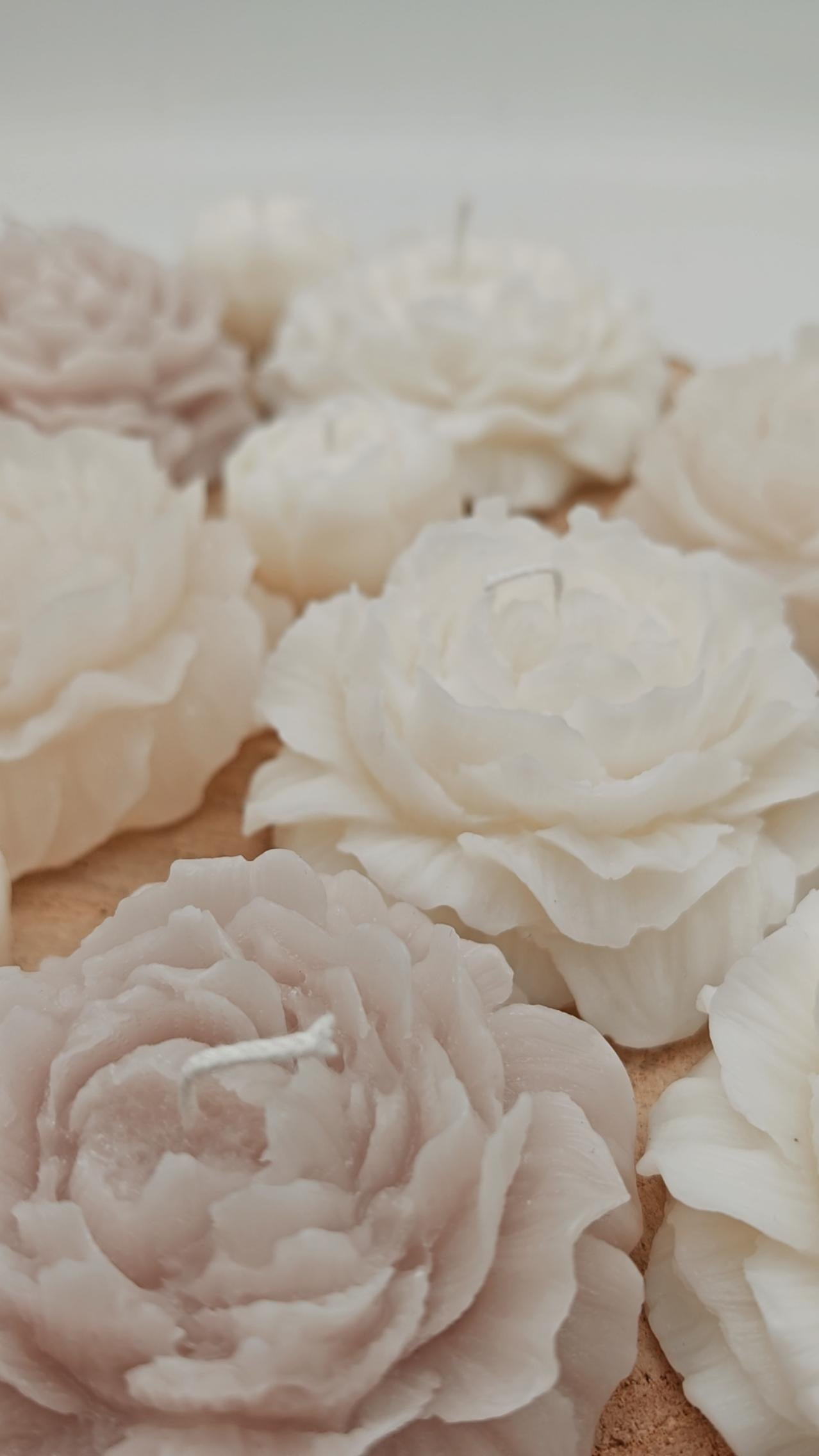 Pfingstrose Kerze | Blume Kerze | Peonie Candle