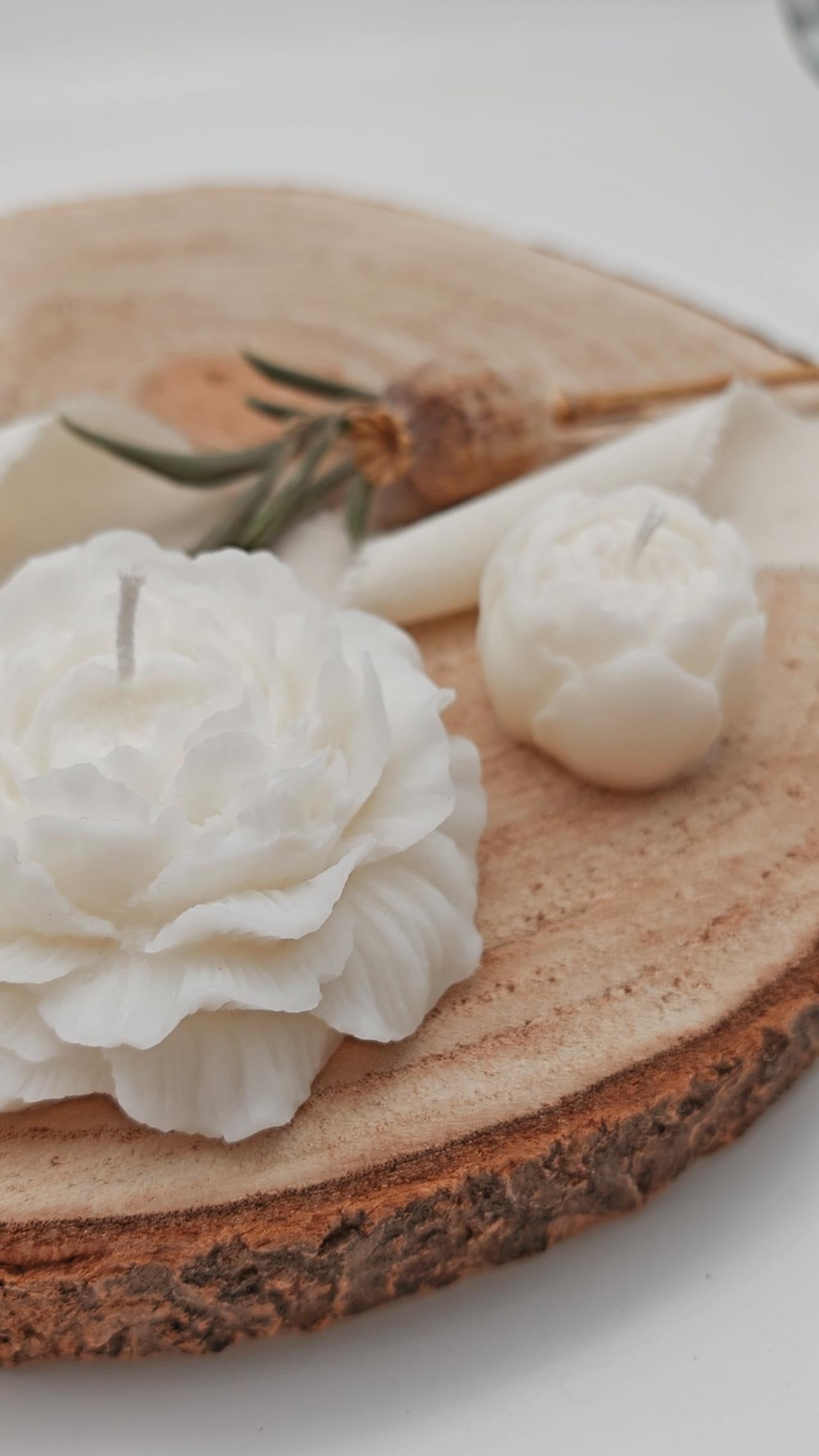 Pfingstrose Kerze | Blume Kerze | Peonie Candle