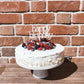 Cake Topper Happy Birthday Holz