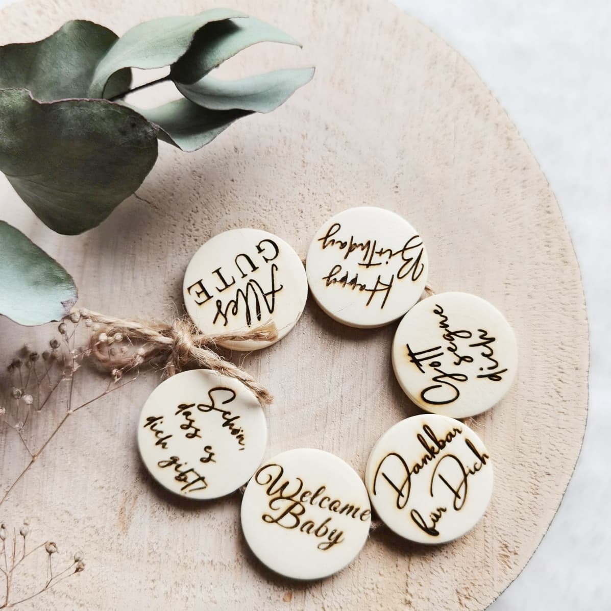 Geschenk- Dekoration- Anhänger 6er Pack
