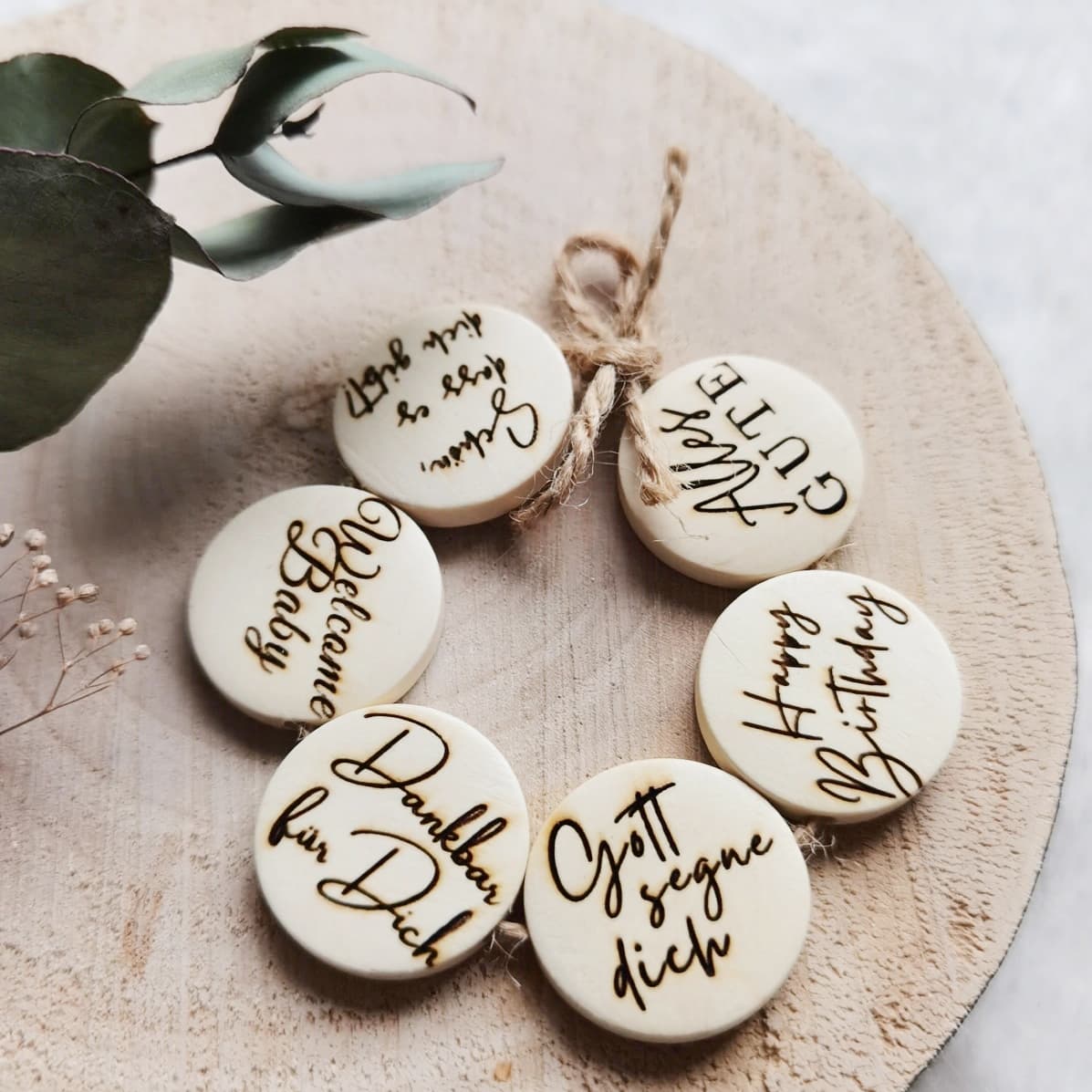Geschenk- Dekoration- Anhänger 6er Pack