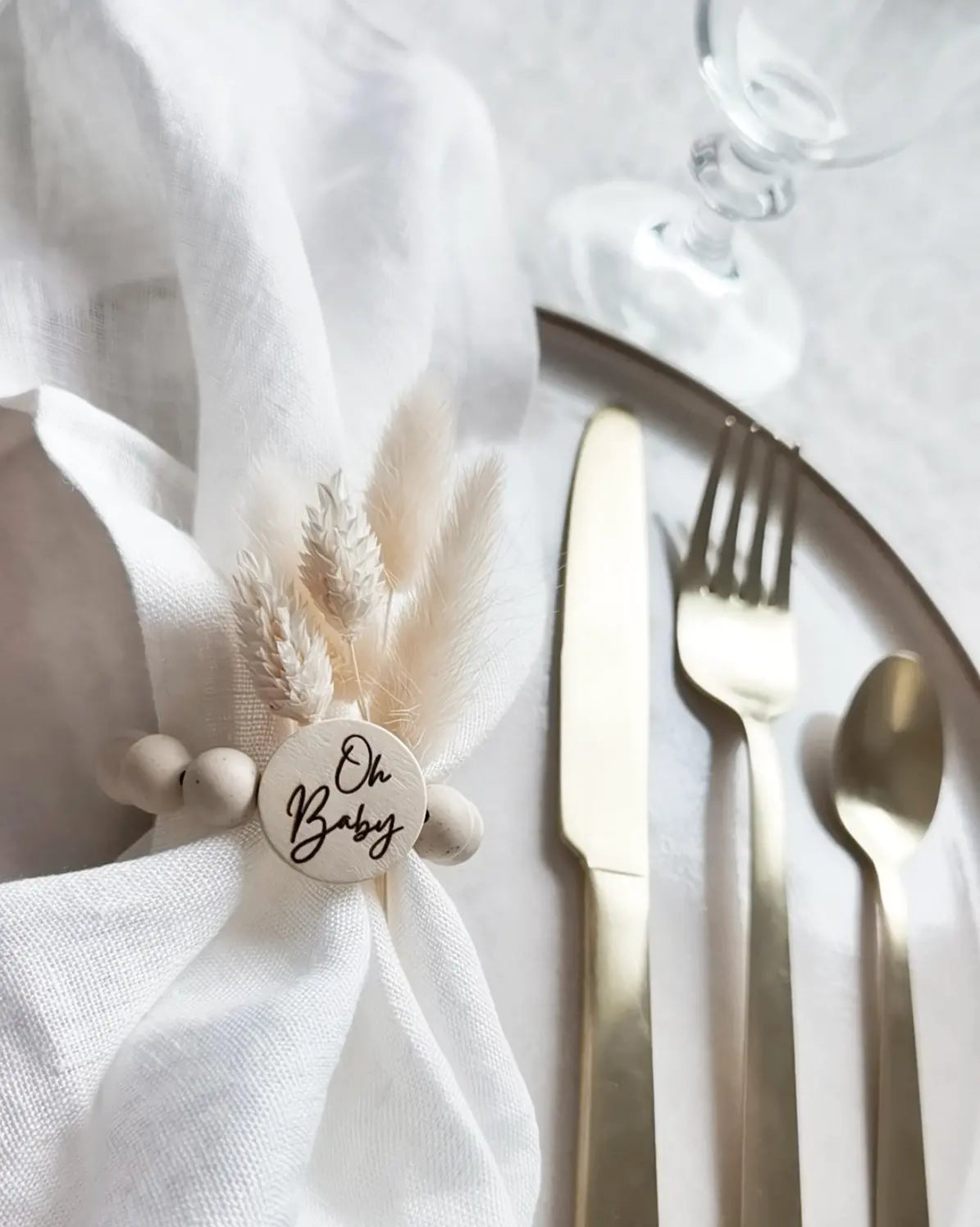 Serviettenringe Babyparty Boy or Girl