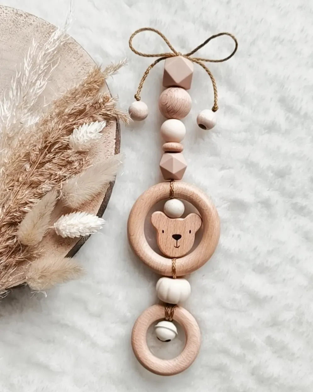 Baby Maxi Cosi Anhänger / Babyschalenanhänger Bär