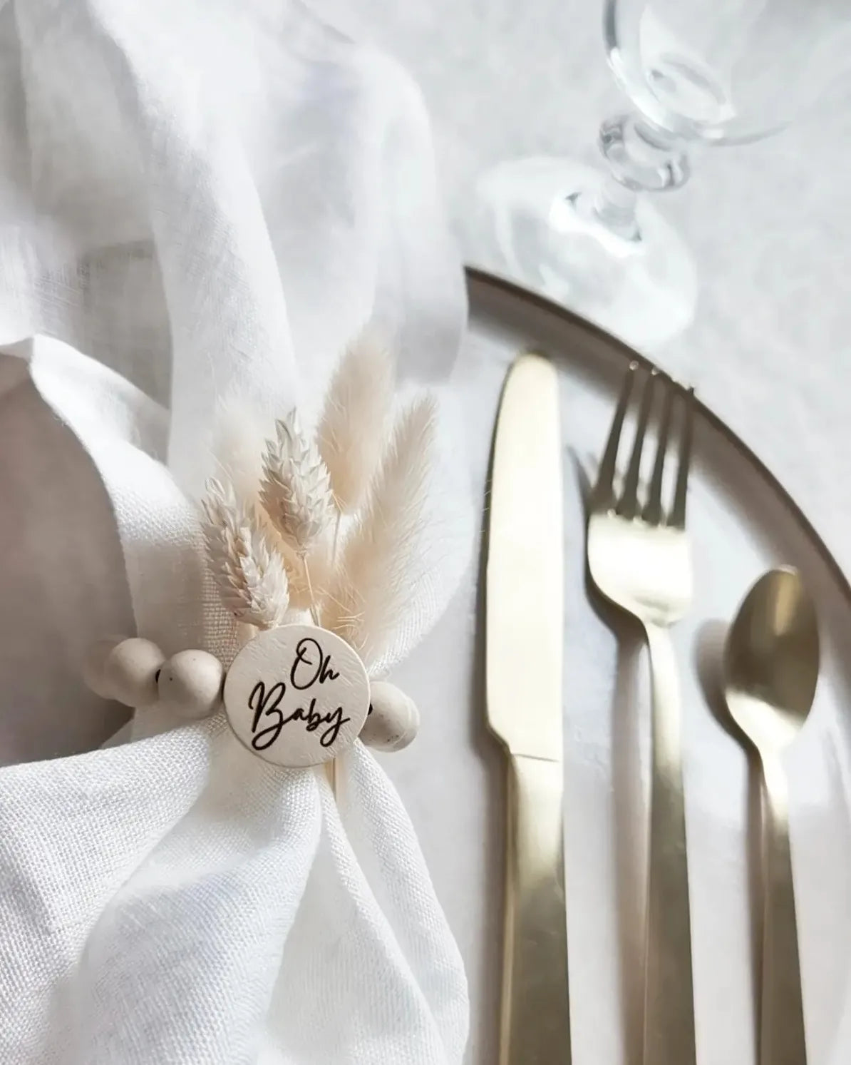 Serviettenringe Babyparty Boy or Girl