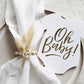 Serviettenringe Babyparty Boy or Girl
