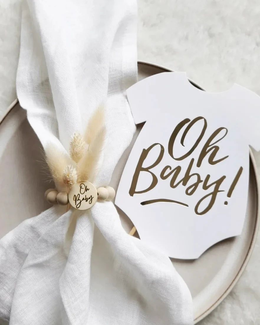 Serviettenringe Babyparty Boy or Girl