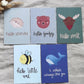 Postkarte Baby Geburt