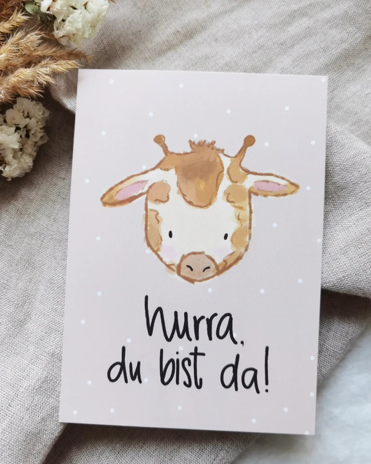 Postkarte Baby Geburt