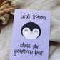 Postkarte Baby Geburt