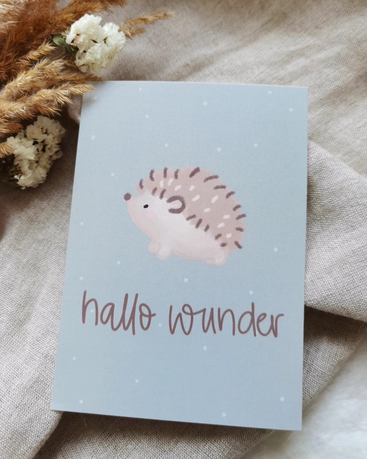 Postkarte Baby Geburt