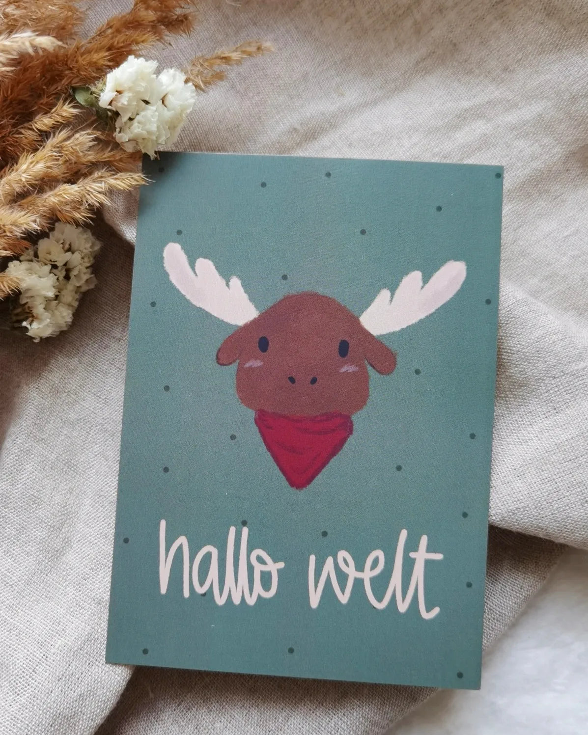 Postkarte Baby Geburt
