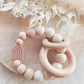 Baby Set "Lea" Schnullerkette, Wagenkette und oder Greifling
