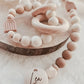 Baby Set "Lea" Schnullerkette, Wagenkette und oder Greifling