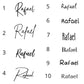 Schnullerkette "Rafael - Rosa/ Bordeaux"